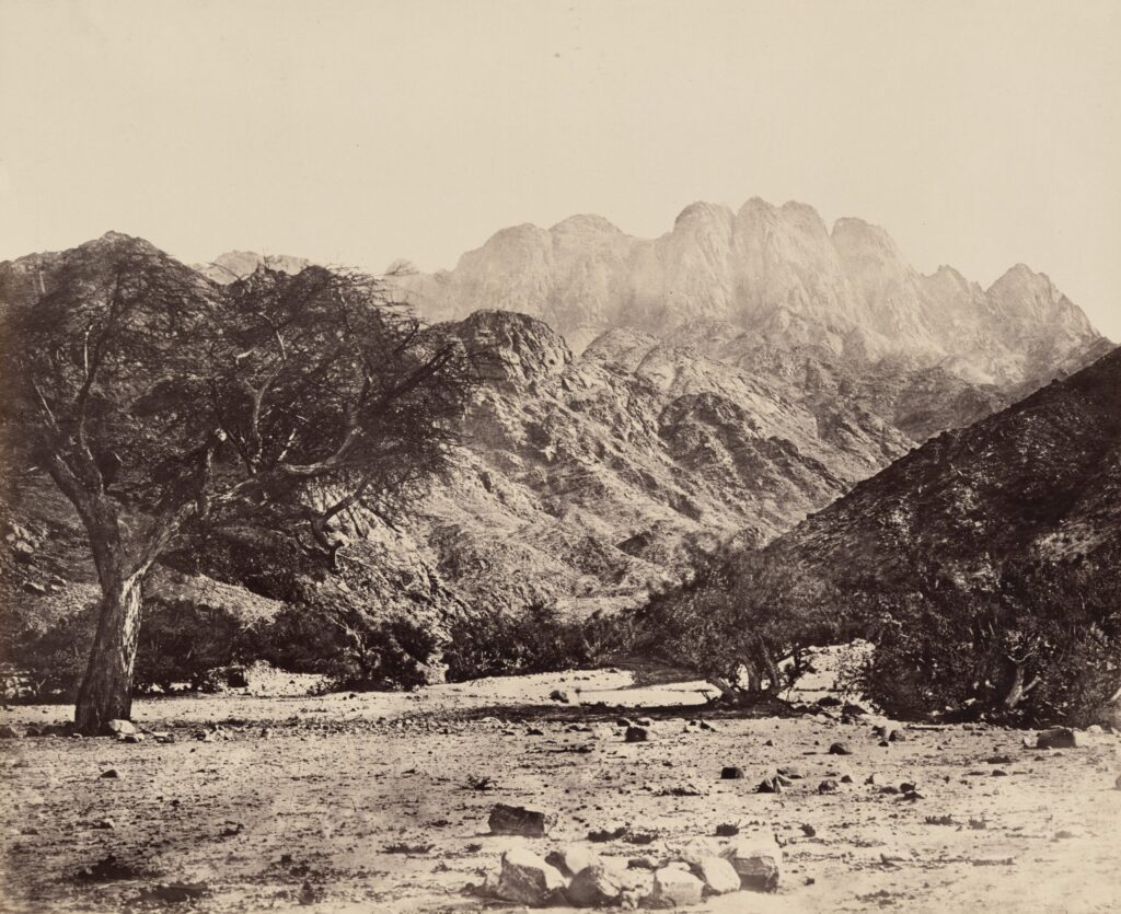Finding Mount Sinai with the Biblical Calendar serbal bw